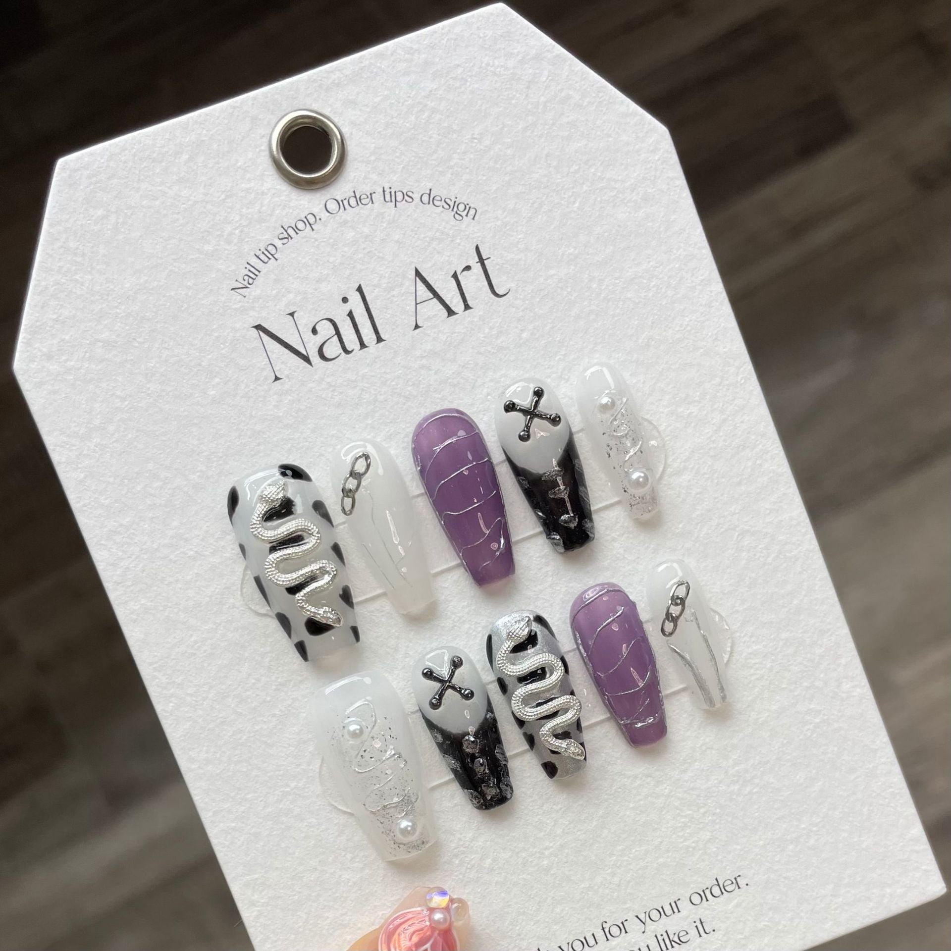 Press-on nails（manual） (long)（Section 1) (1-25）