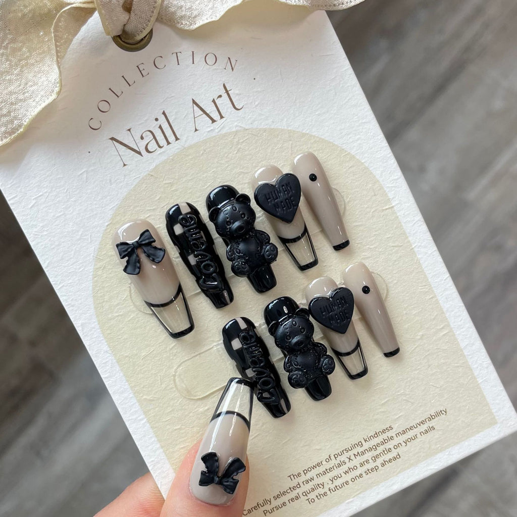 Press-on nails（manual） (long)（Section 1) (1-25）