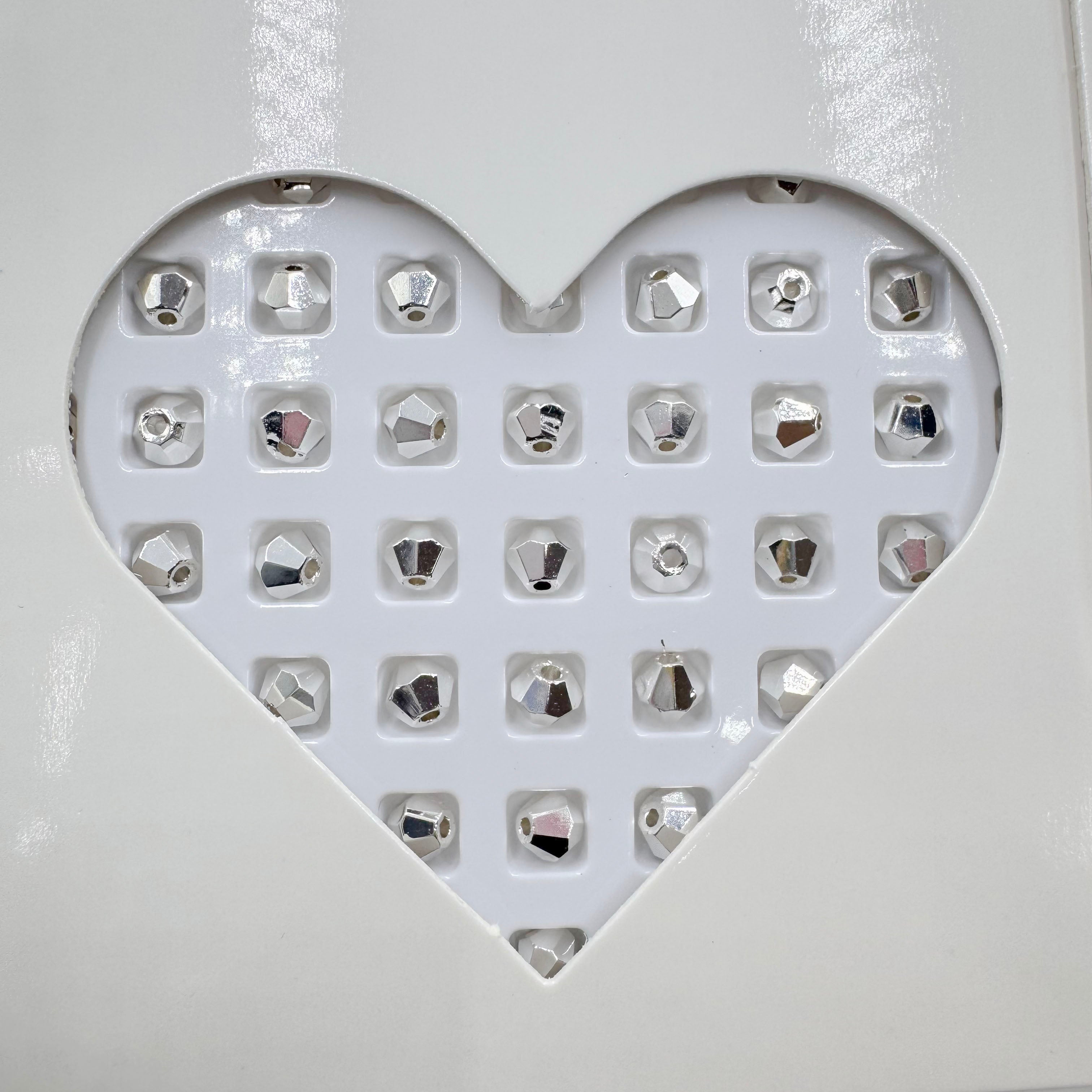 K9 crystal (bicone shape)(glass beads )4m m