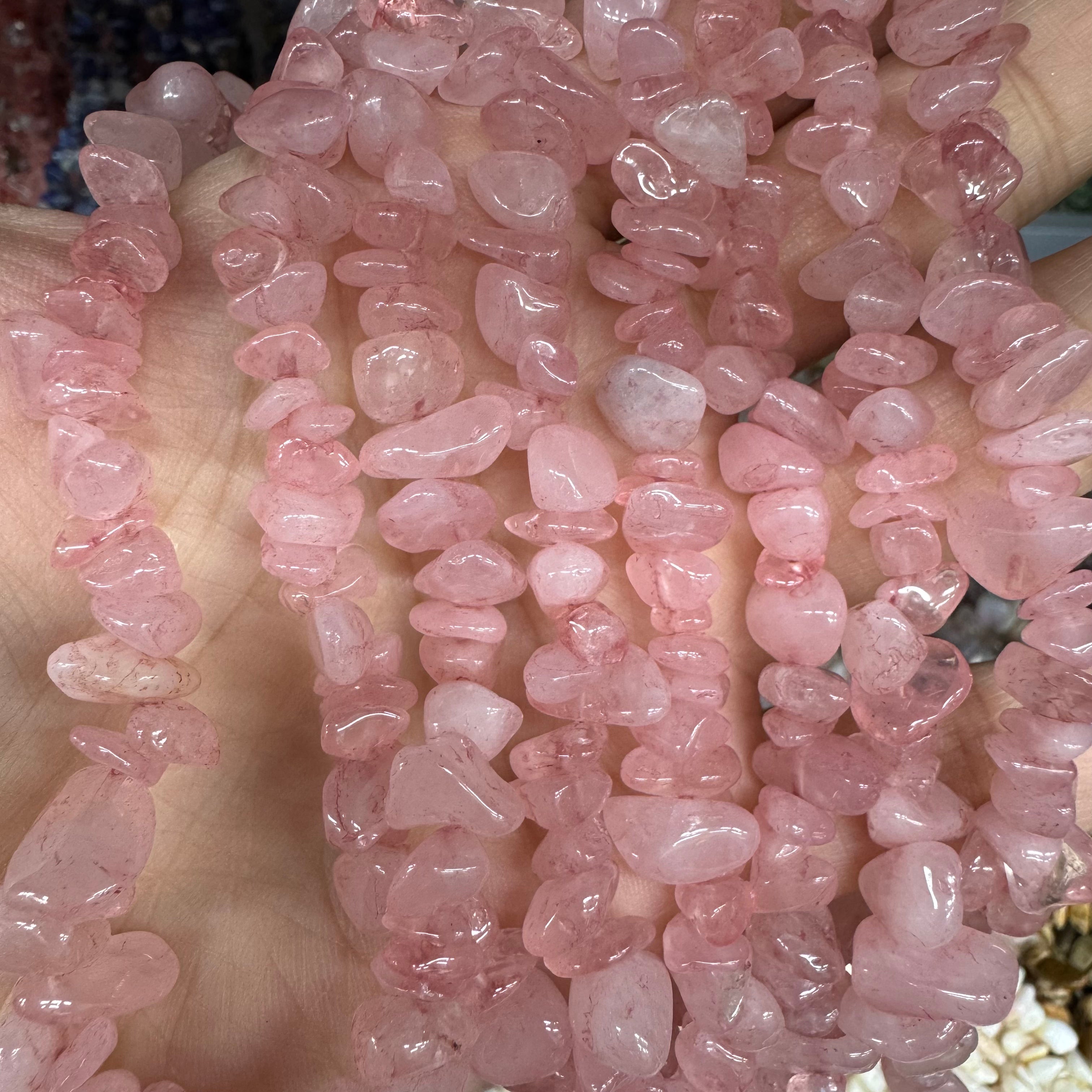 Natural crystal chip beads (irregular shape)