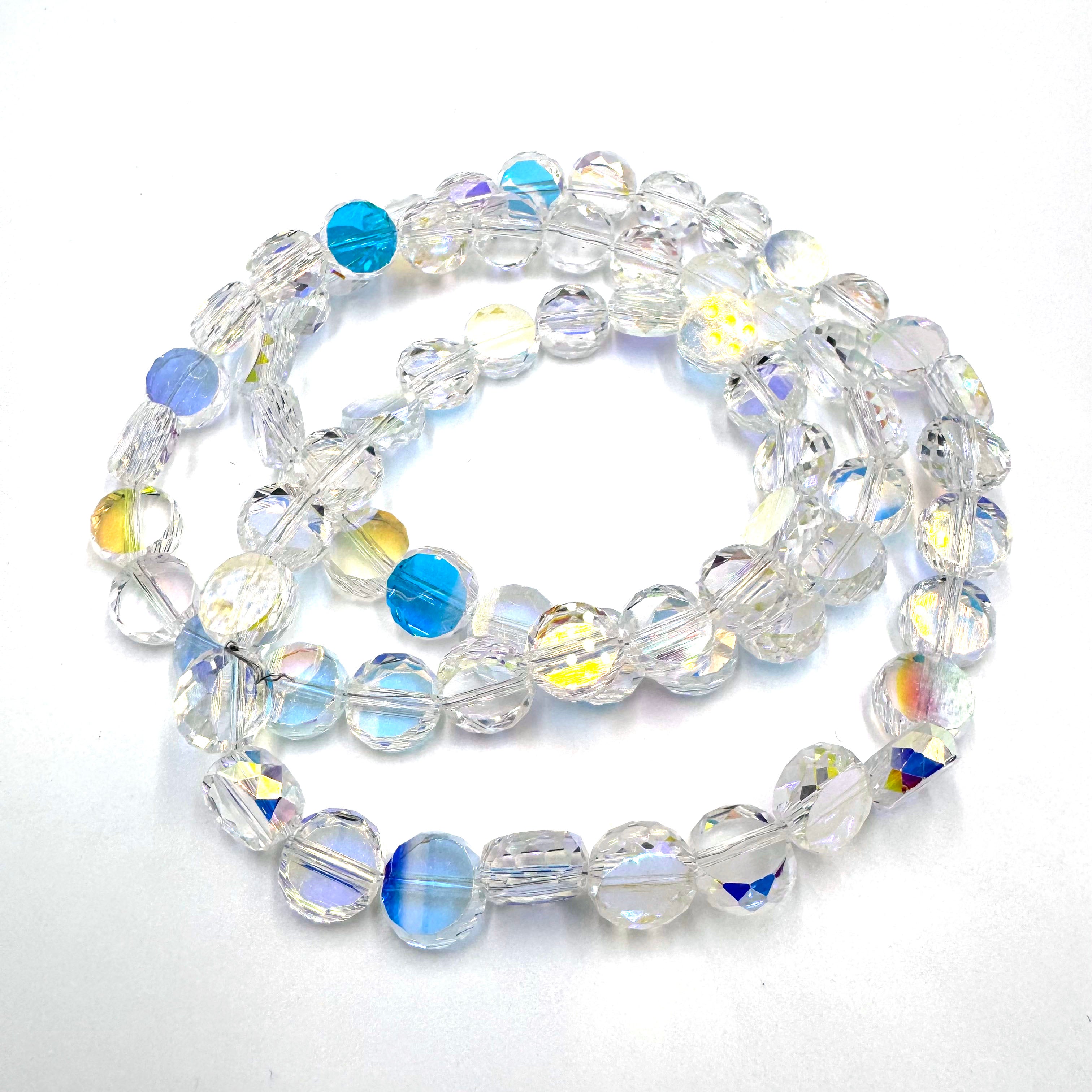 Coin-shaped beads (10mm)