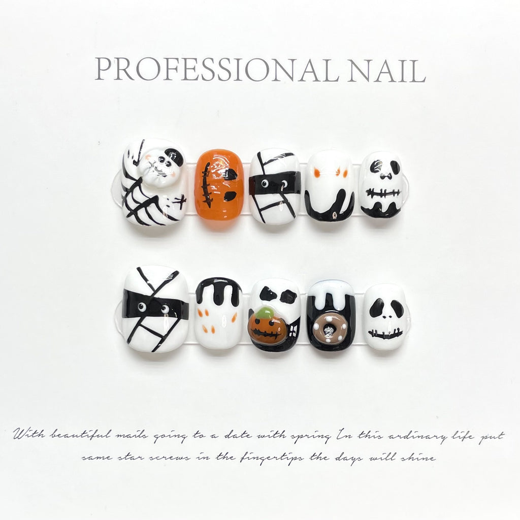 Halloween press-on nails