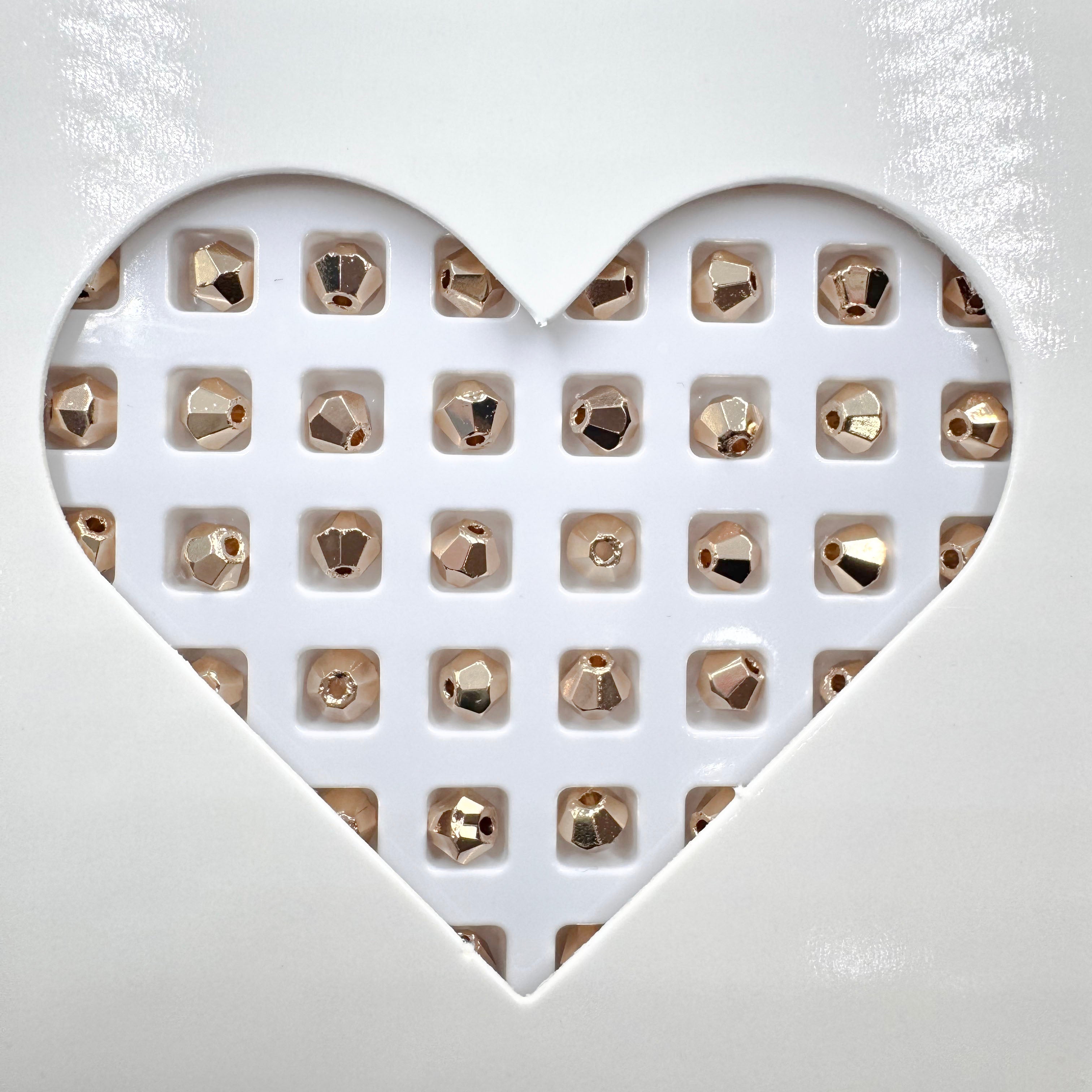 K9 crystal (bicone shape)(glass beads )4m m
