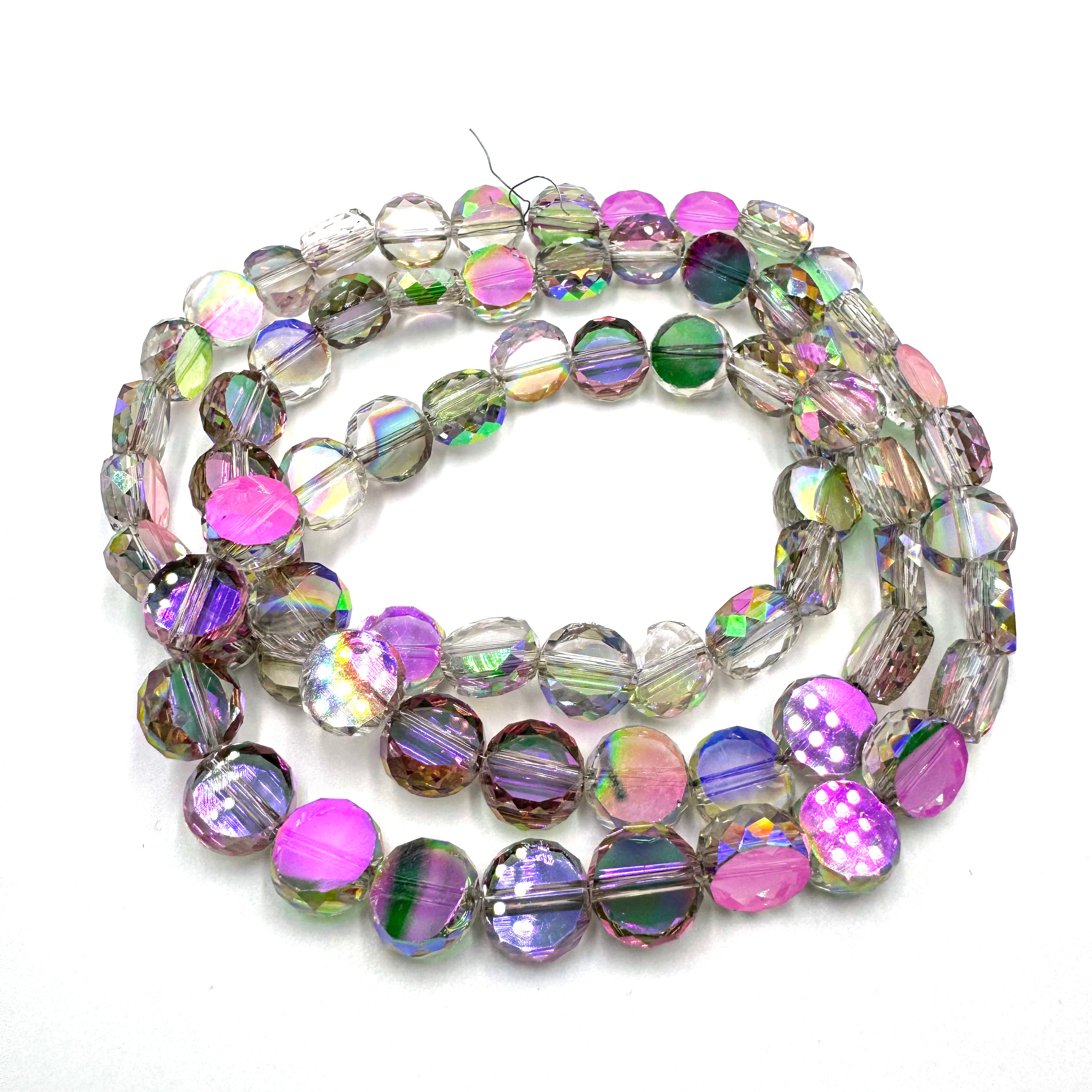 Coin-shaped beads (10mm)