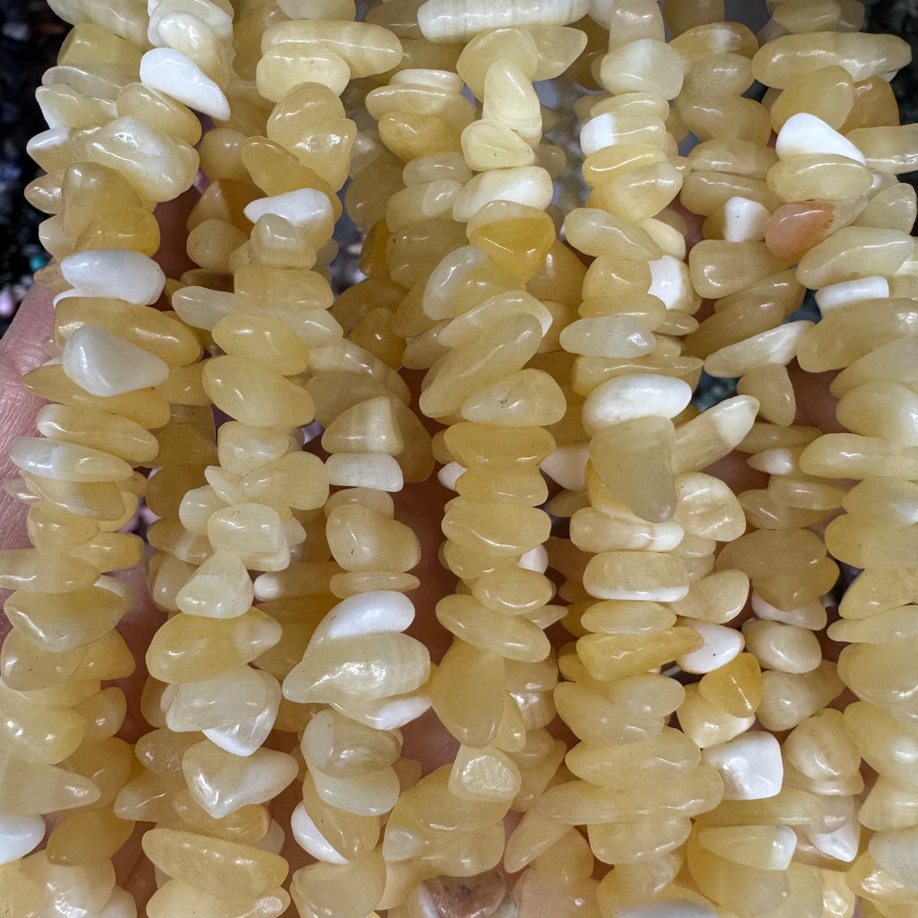 Natural crystal chip beads (irregular shape)