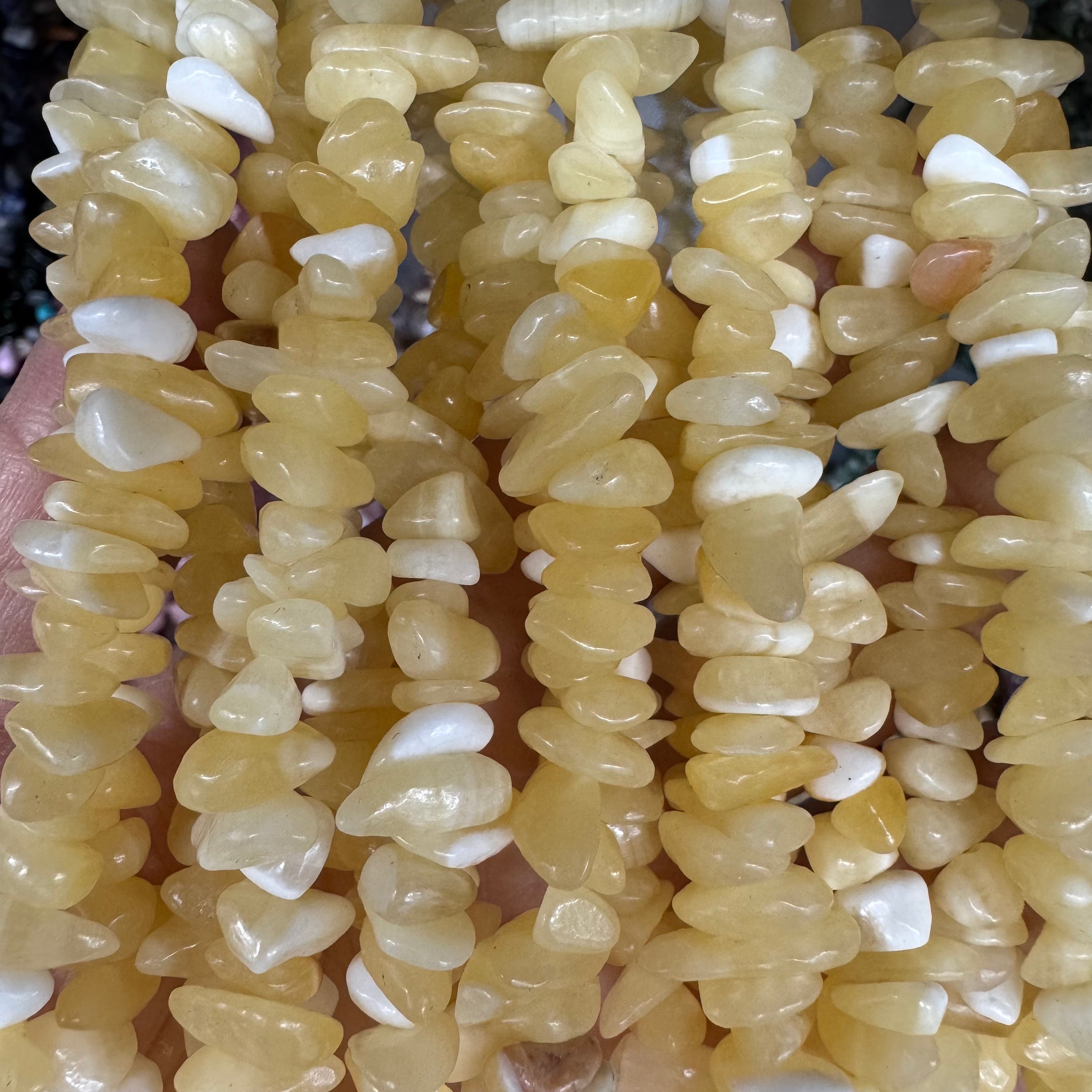 Natural crystal chip beads (irregular shape)