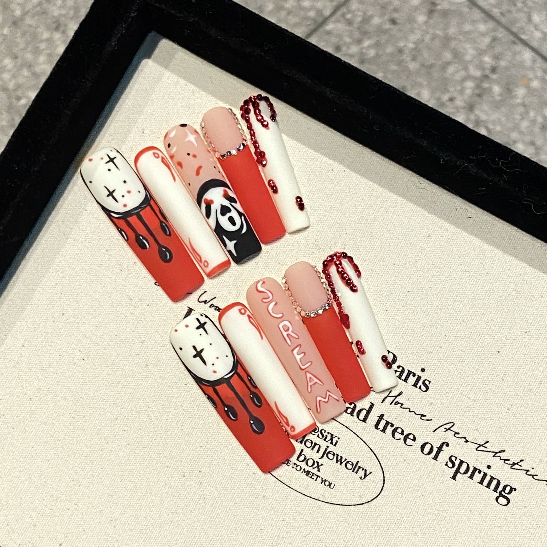 Halloween press-on nails