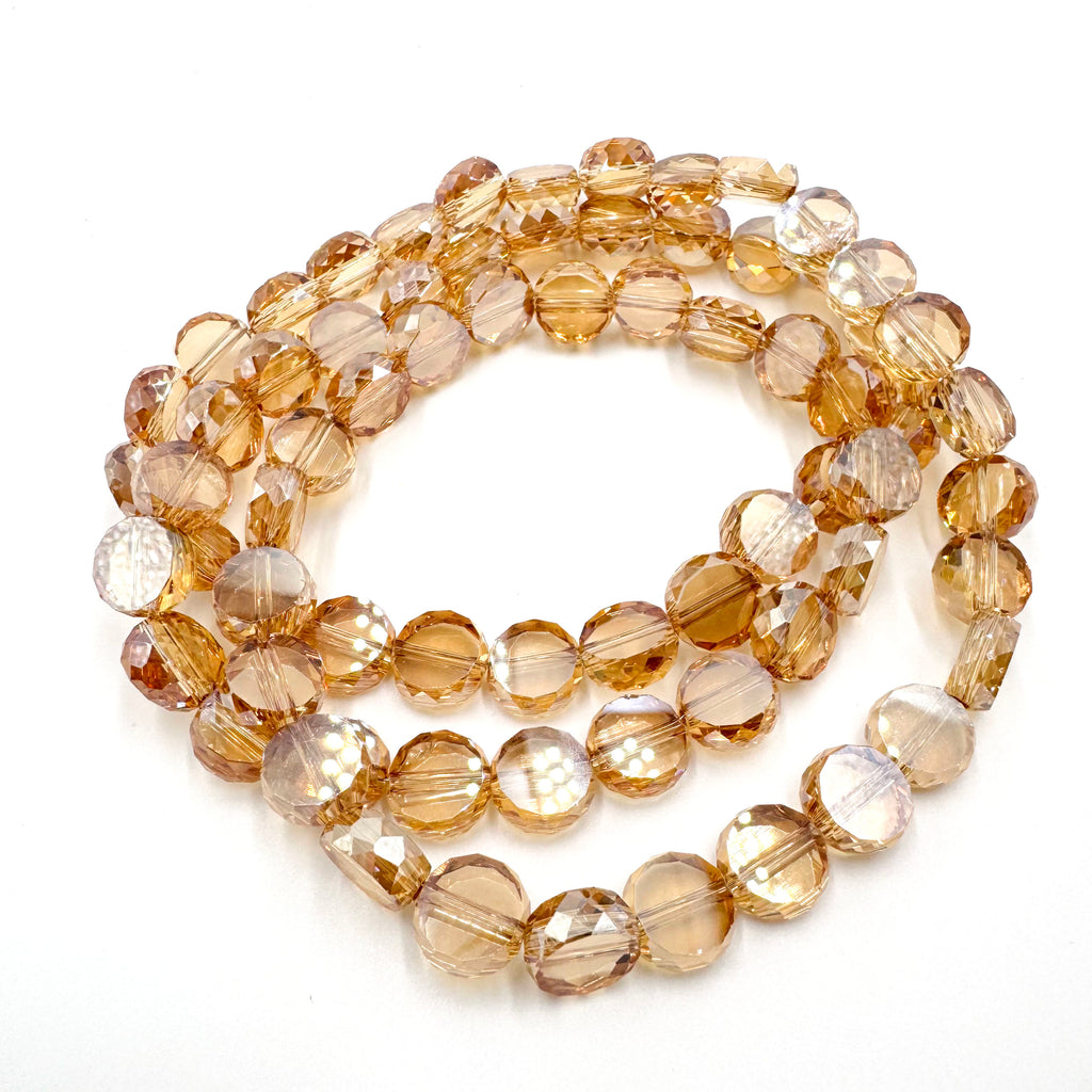 Coin-shaped beads (10mm)