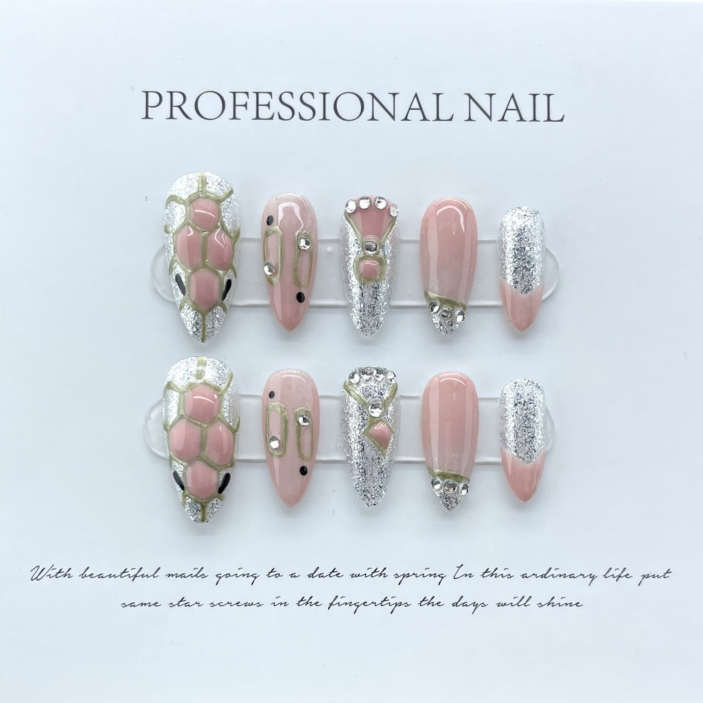 Press-on nails（manual） (long)（Section 1) (1-25）