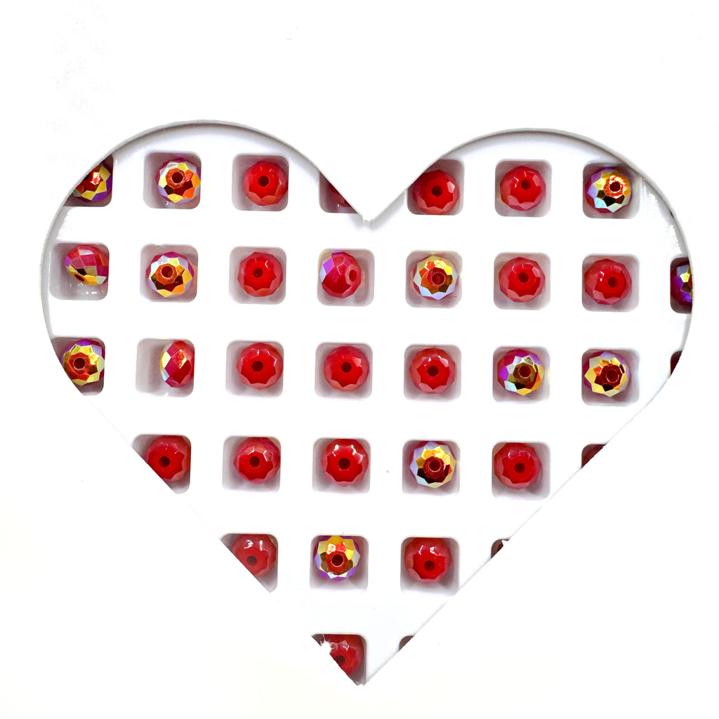 K9 crystal (Faceted shape)(glass beads ) 4mm